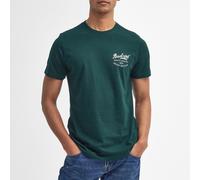 Barbour Script Graphic T-Shirt - Seaweed - L T-Shirt mit Retro- Print T-Shirts