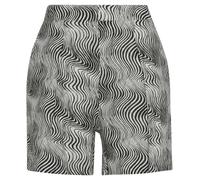 Barbour Shorts Romy Monochrome Print (Größe: 10) 36 schwarz