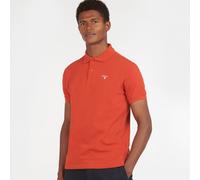 Barbour Sports Polo Shirt - Spicy Orange - M Einfarbiges Poloshirt Poloshirts