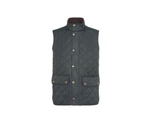 BARBOUR Steppgilet LOWERDALE dunkelgrün | M