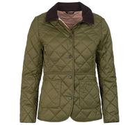 Barbour Steppjacke Deveron Oliv/Pale Pink (Größe: 8) 34 grün