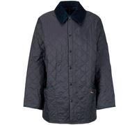 Barbour Steppjacke Herren Umlegekragen Mikrofaser blau, L