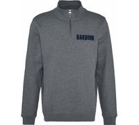 Barbour - Sweatshirt aus Baumwolle mit halbem Zipper - Cotes Half Zip Sweatshirt Mid Grey Marl für Herren aus Baumwolle - Größe XL - Grau Grau XL