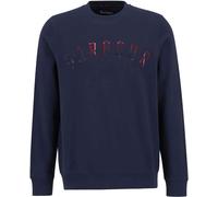 Barbour - Sweatshirt aus Baumwolle - Wynter Crew Neck Sweatshirt Navy/Winterberry für Herren aus Baumwolle - Größe M - Navy blau Navy blau M