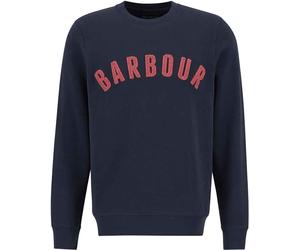 Barbour - Sweatshirt mit Logo - Prep Logo Crew Neck Sweatshirt Navy/Pink für Herren - Größe L - Navy blau Navy blau L