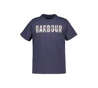 Barbour T-Shirt Herren Slim Fit Kurzarm Baumwolle blau, XXL