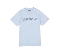 Barbour T-Shirt Herren Slim Fit Kurzarm Rundhals Baumwolle blau, S