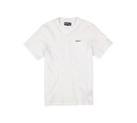 Barbour T-Shirt Herren Slim Fit Kurzarm Rundhals Baumwolle weiß, S