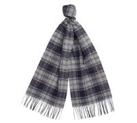 Barbour Tartan Lambswool Scarf Blue Granite
