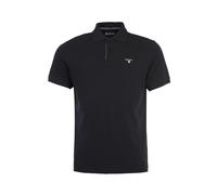 Barbour Tartan Pique Polo Shirt - Classic Black - M Poloshirt mit Tartan-Details Poloshirts
