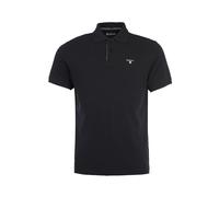 Barbour Tartan Pique Polo Shirt - Classic Black - XXL Poloshirt mit Tartan-Details Poloshirts
