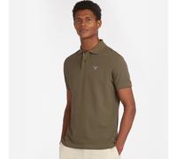 Barbour Tartan Pique Polo Shirt - Dark Olive - S Poloshirt mit Tartan-Details Poloshirts