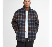 Barbour Tartan Sherpa Fleece - Midnight Oak Tartan - L Dicke Tartanjacke Leichte Jacken