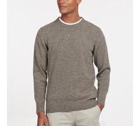 Barbour Tisbury Crew Neck Sweater - Grey Marl - XXL Einfarbiger Pullover aus feiner Wollmischung Leichte Pullover