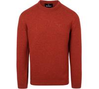 Barbour Tisbury Pullover Wolle Brique - Größe XL Orange XL