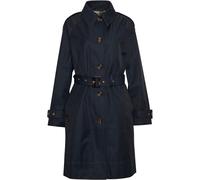 Barbour Trenchcoat Maia Dark Navy/Rosemary Tartan (Größe: 8) 34 blau