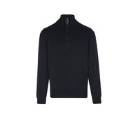 Barbour Herren Baumwollstrick Mit Halbem Reißverschluss, Navy, M