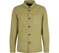 Barbour - Überhemd aus Baumwolltwill - Herren - Washed Overshirt - Regular Washed Overshirt Bleached Olive für Herren - Größe L - Khaki L