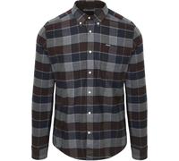 Barbour Valley Tailored Checked Shirt - Midnight - XXL Kariertes Hemd aus Baumwolle Freizeit