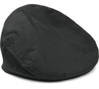 Barbour Wax Flat Cap Dunkelgrün - Größe L Grün L
