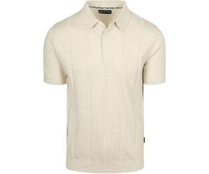 Barbour Wellburn Gestricktes Polo Ecru - Größe XL Beige XL