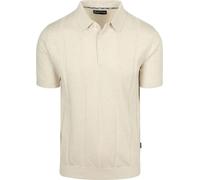 Barbour Wellburn Knitted Polo Ecru - Größe XXL Beige XXL