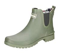 Barbour Wilton Chelsea Gummistiefel für Damen, Oliv/Blatt für mich (Leaf It to Me), 39.5 EU