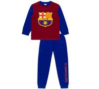 Barcelona FC Jungen Schlafanzug Fußball Nachtwäsche Set Kinder Baumwolle Nachtwäsche Alter 5 bis 13 Jahre alt, kastanienbraun, 11-12 Years