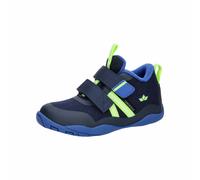 Barefoot Schuhe Jungen Klettverschluss wasserdicht blau LICO Aride V Mid - Blau / 30