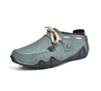 Barfuß-Loafer Für Herren, Atmungsaktive, Leichte Schnür-Loafer Aus Leder