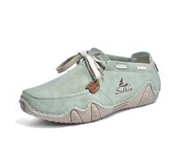 Barfuß-Loafer Für Herren, Atmungsaktive, Leichte Schnür-Loafer Aus Leder