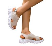 Barfuß Sandalen Damen Mit Fussbett Slingback Ortopädicheschuhe Sommerschuhe Barfuß Muffin-Sandalen Sandalen Mesh Elipinks Sandalen Sandalen