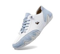 Barfuss Schuhe Damen Leder,Barfußschuhe Herren Damen Alpaca Barfuss Schuhe Barfuß Leder Wanderschuhe Sommer Schmerzlindernder Barefoot Shoes Ergonomischer Wasserdicht Sneaker Bootsschuhe(Blau,40)