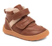 Barfußschuh BISGAARD "barefoot becky lamb", Jungen, Gr. 28, blau (whisky), Leder, Schuhe Barfußschuh, Winterboots mit Lammfell, Größenschablone zum Download (42916849-28)