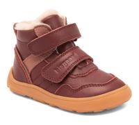Barfußschuh BISGAARD "barefoot becky lamb", Mädchen, Gr. 28, bordeaux, Leder, Schuhe Barfußschuh, Winterboots mit Lammfell, Größenschablone zum Download (20992763-28) bordeaux