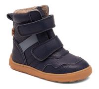 Barfußschuh BISGAARD "thorsten tex", Kinder, Gr. 28, blau (dunkelblau), Leder, Schuhe Barfußschuh, Winterboots mit Lammwolle, Größenschablone zum Download (69161956-28) dunkelblau