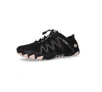 Dockers by Gerli Damen Low-Top Sneaker, Frauen Halbschuhe,Strassenschuhe,Sportschuhe,Freizeitschuhe,Turnschuhe,schwarz/rosa,37 EU
