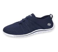 Barfußschuh DOCKERS BY GERLI, Damen, Gr. 39, blau (navy), Textil, Schuhe Barfußschuh, Schlupfschuh, Sneaker, Sommerschuh in lässiger Strick-Optik, Topseller (23418319-39)