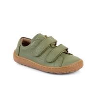 Barfußschuh FRODDO "Barefoot Base", Mädchen, Gr. 34, olive, Leder, unifarben, Schuhe Barfußschuh, Klettschuh, Kindergartenschuh, Lauflernschuh mit Klettverschlüssen (52213359-34)