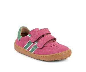 Barfußschuh FRODDO "Barefoot F-Motion", Jungen, Gr. 27, pink, Textil, Veloursleder, Schuhe Barfußschuh, Freizeitschuh, Sneaker mit Klettverschluss (36244556-27) pink
