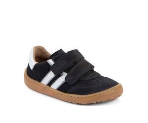 Barfußschuh FRODDO "Barefoot F-Motion", Jungen, Gr. 29, blau (dunkelblau), Textil, Veloursleder, Schuhe Barfußschuh, Freizeitschuh, Sneaker mit Klettverschluss (49207921-29) dunkelblau