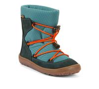 Barfußschuh FRODDO "BAREFOOT TEX TRACK", Mädchen, Gr. 28, grün, Textil, Veloursleder, Schuhe Barfußschuh, Snowboots, Winterstiefel mit TEX-Membrane (57477906-28) grün