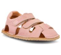 Barfußschuh FRODDO "Sandale Flexy Avi", Mädchen, Gr. 24, rosa (rose), Leder, unifarben, Schuhe Barfußschuh, Sommerschuh, Poolslides, Klettschuh, mit zwei Klettverschlüsse (42154115-24)