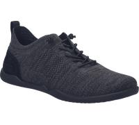 Josef Seibel Damen Low-Top Sneaker Cassandra.08,Weite G (Normal),Wechselfußbett,schnürer,Halbschuhe,straßenschuhe,Black-Black,39 EU