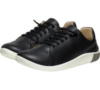 Barfußschuh KEEN "KNX LACE", Damen, Gr. 38, schwarz-weiß (schwarz, star weiß), Leder, Schuhe Barfußschuh (10886134-38) schwarz, star weiß