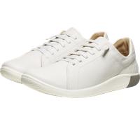 Barfußschuh KEEN "KNX LACE", Damen, Gr. 42, weiß (star weiß, star weiß), Leder, Schuhe Halbschuh Barfußschuh Schnürschuh (95962300-42) star weiß, star weiß
