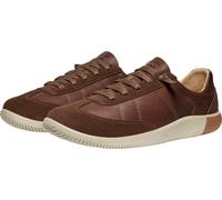 Barfußschuh KEEN "KNX T-TOE", Gr. 43, schwarz earth, plaza taupe, Leder, sportlich, Schuhe (31299603-43) schwarz earth, plaza taupe