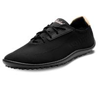 Barfußschuh LEGUANO "ADVICE", Damen, Gr. 37, schwarz, Textil, Schuhe Barfußschuh, Schnürschuh, Freizeitschuh, mit Weltneuheit Hybridsohle, für Sie&Ihn (82703753-37) schwarz