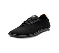 Barfußschuh LEGUANO "ADVICE", Damen, Gr. 40, schwarz, Textil, Schuhe Barfußschuh, Schnürschuh, Freizeitschuh, mit Weltneuheit Hybridsohle, für Sie&Ihn (23108507-40) schwarz