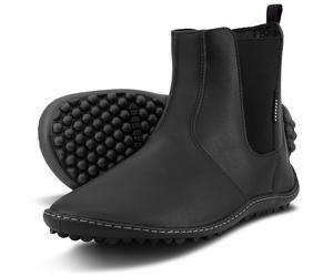 Barfußschuh LEGUANO "BAREBOOT", Damen, Gr. 45, schwarz, Lederimitat, Textil, Schuhe Barfußschuh, Schlupfschuh, Flats, Boots für das uneingeschränkte Barfuß-Erlebnis (53848643-45)